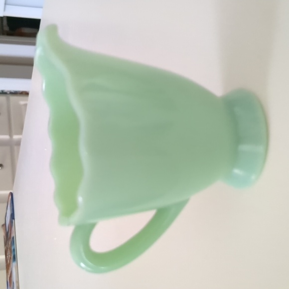 Mosser Jadeite Creamer and Sugar - Picture 3 of 6